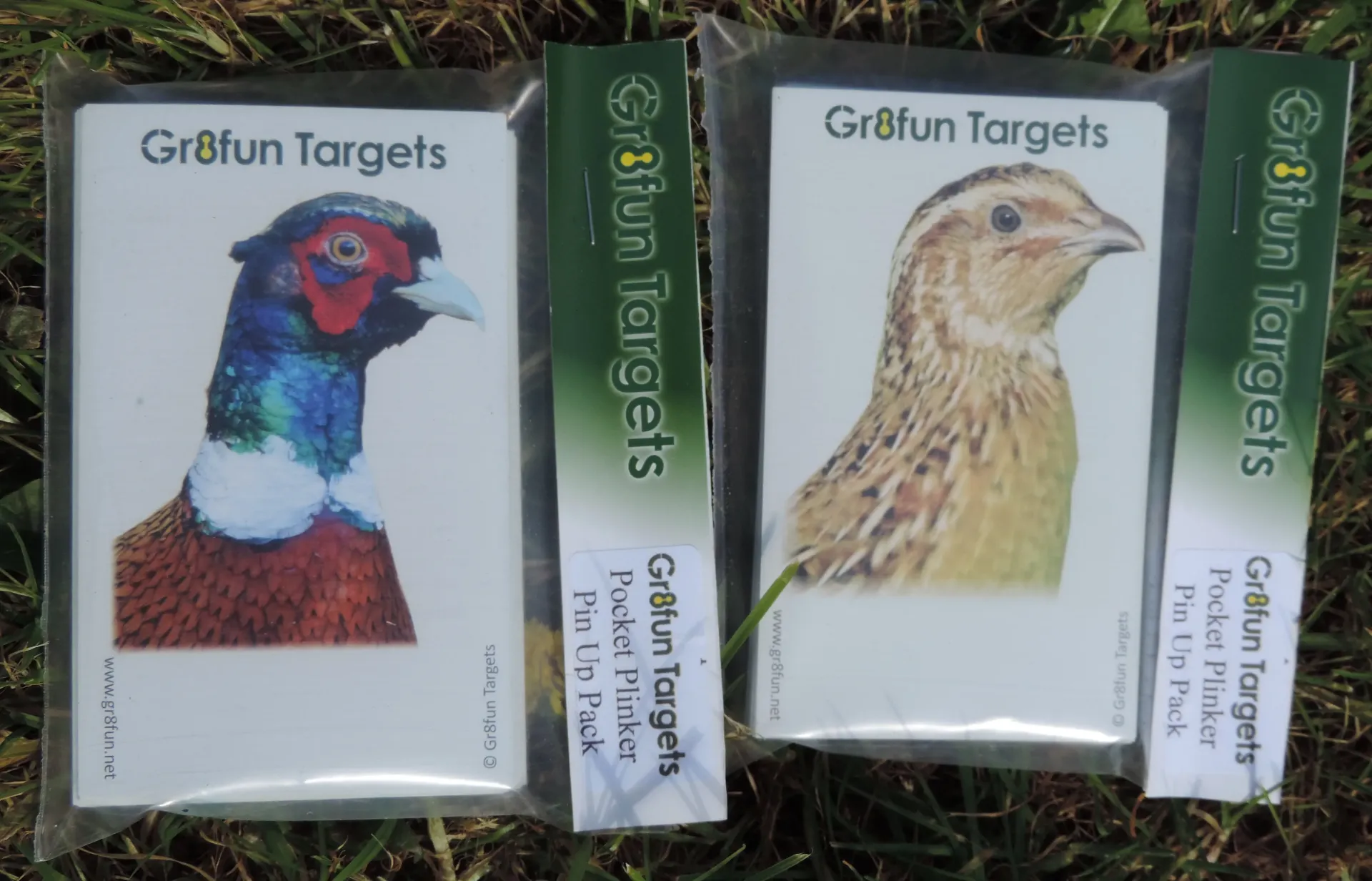 Pocket Plinkers Pin Up Pack - Pheasant and Grouse - 100 targets