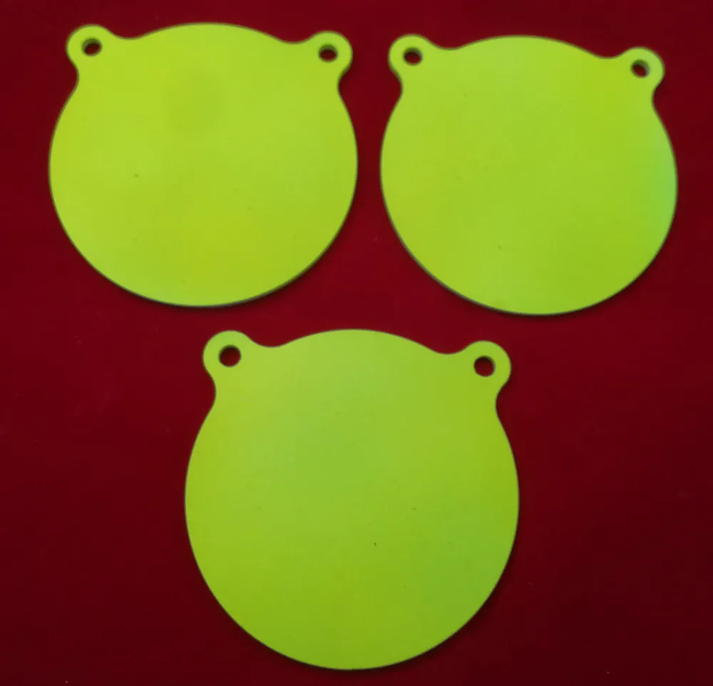 Air Rifle 4 Inch Round Gong Airgun Target - Three Pack