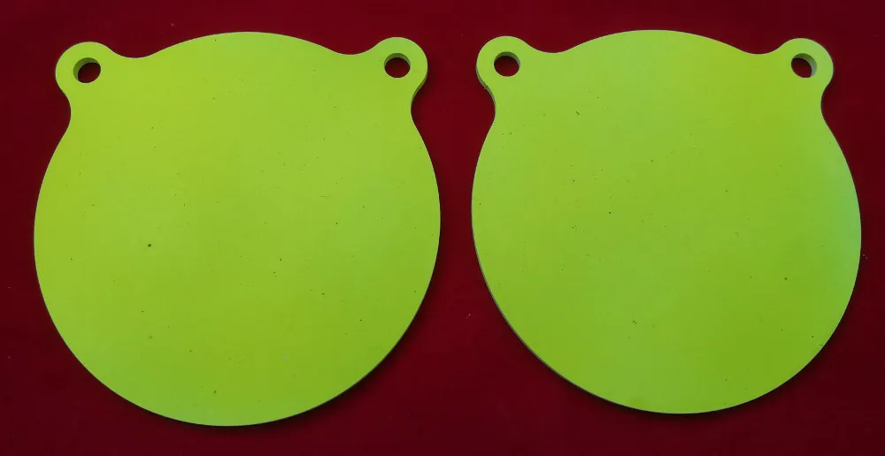 Air Rifle 4 Inch Round Gong Airgun Target - Twin Pack