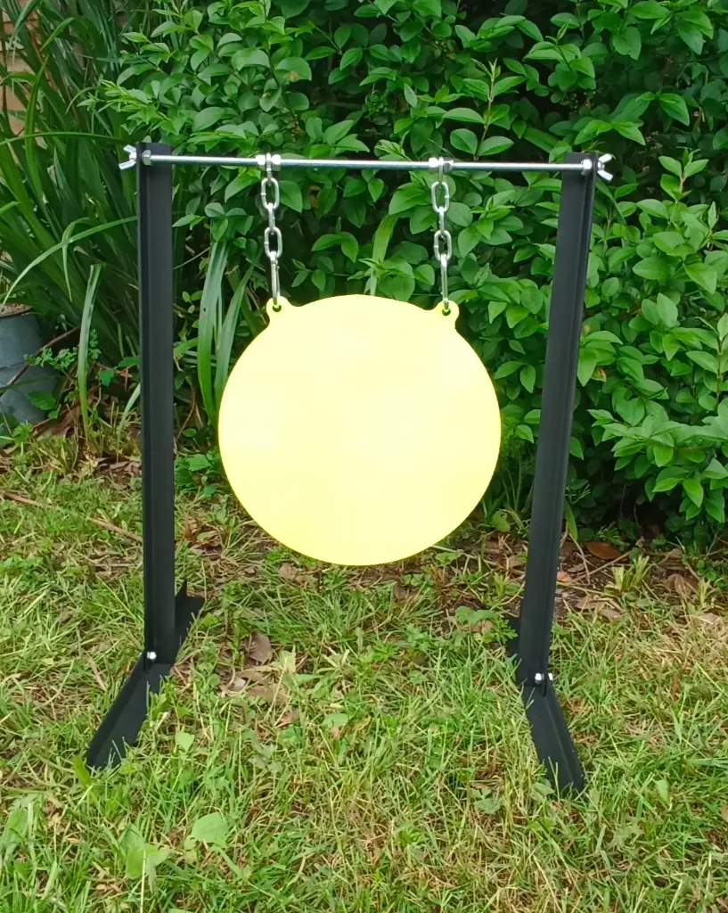 Air Rifle 10 Inch Round Gong Airgun Target - long range 2mm