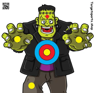 [SSSTGT0019B] Frankie Target - Paper 14cm x 14cm Packs (1)