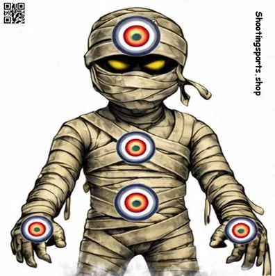 Mummy Monster Target - Paper 14cm x 14cm Packs