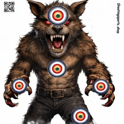 [SSSTGT0012C] Werewolf Monster - Paper 17cm x 17cm Packs (1)