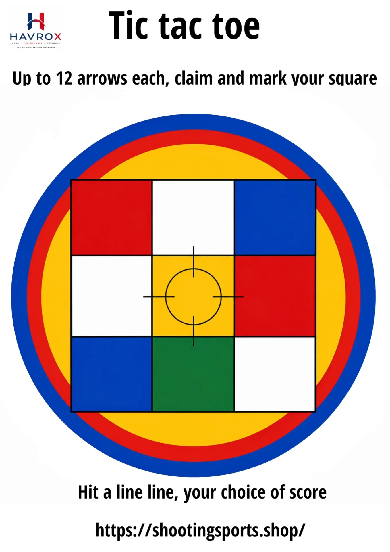 [SSSTGT0032] Archery Tic Tac Toe Packs (1)